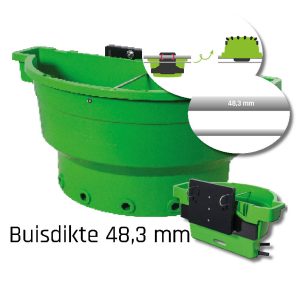 ECF6 Drinker met Turn Over Adaptor (48,3 mm)